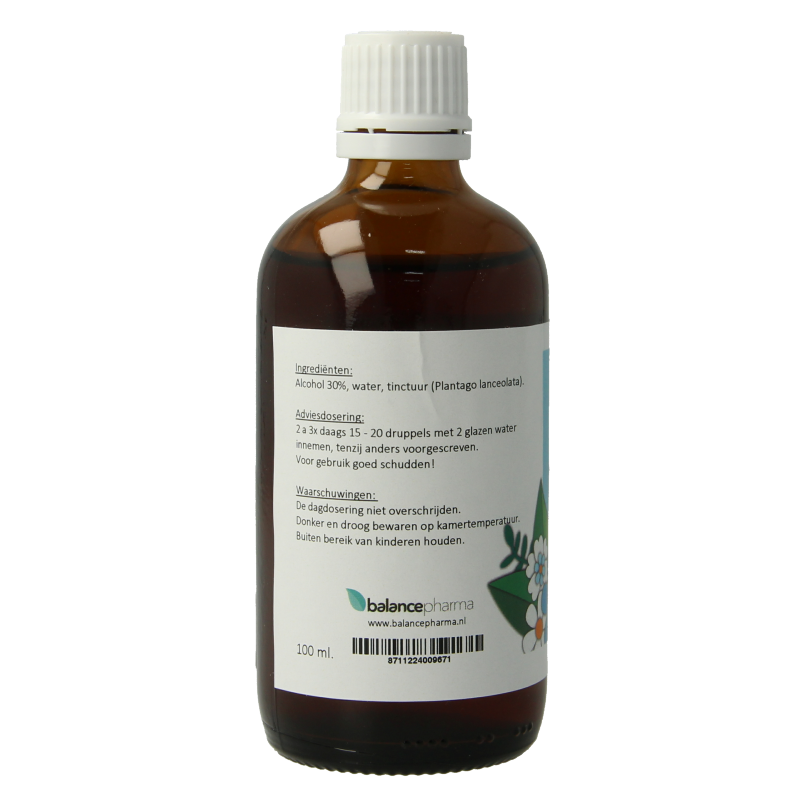 Balancepharma Plantago lanceolata tincturen 100 Milliliter
