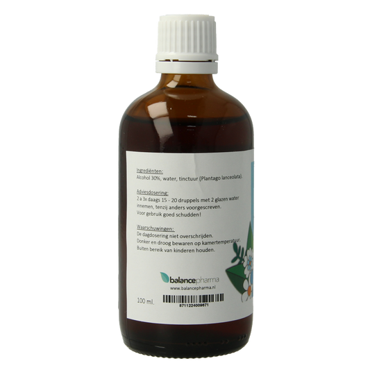 Balancepharma Plantago lanceolata tincturen 100 Milliliter