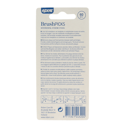 Rident Brushpicks 60.00 Stuks