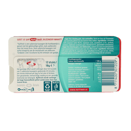 Xylifresh Mentholmint  1 Stuks