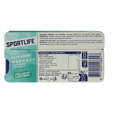 Sportlife Extramint licht blauw pack 1.00 Stuks