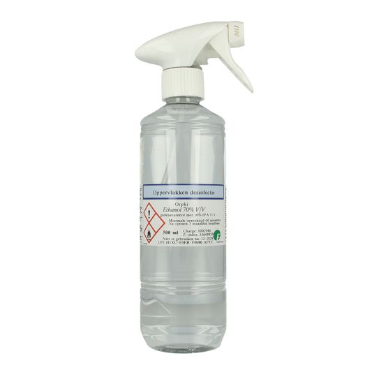 Orphi Alcohol ethanol 70% spray 500 Milliliter