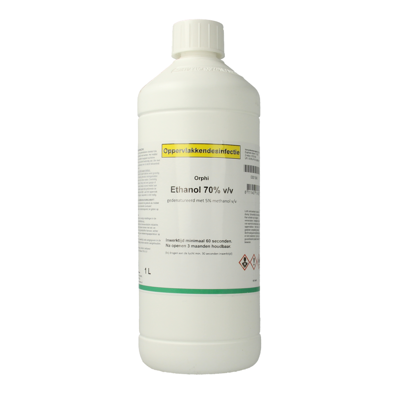 Orphi Ethanol 70% v/v 5% methanol 1 Liter