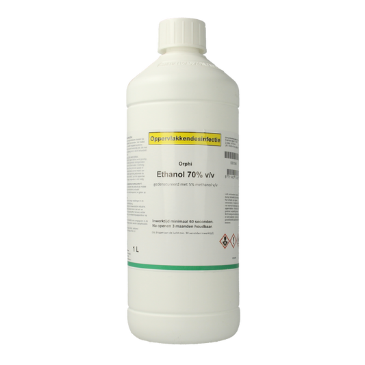 Orphi Ethanol 70% v/v 5% methanol 1 Liter