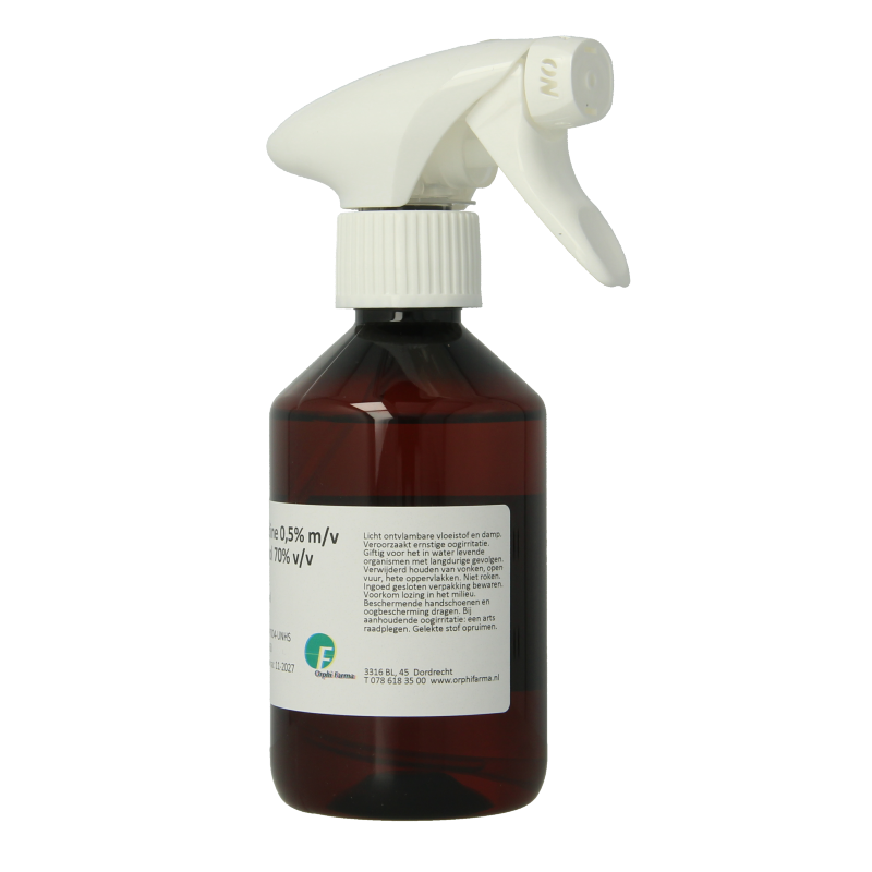 Orphi Chloorhexidine 0.5% alcohol 70% spray 250 Milliliter