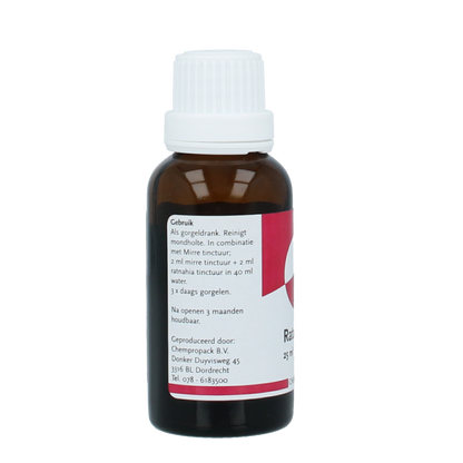 Chempropack Ratanhia tinctuur 25 Milliliter