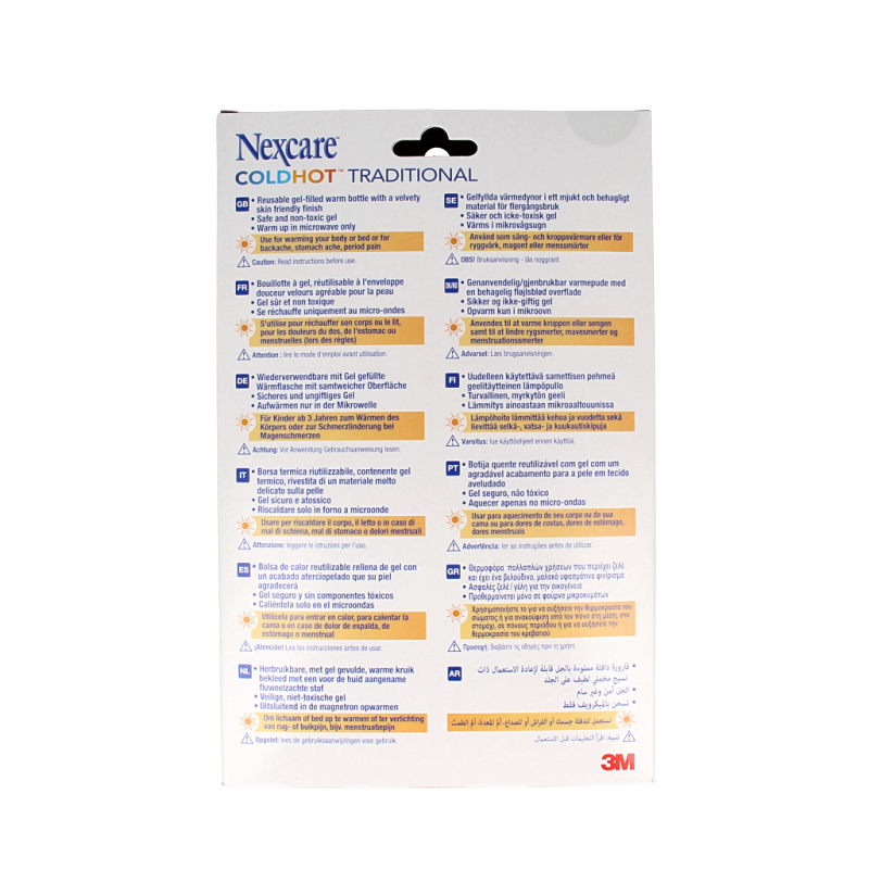 Nexcare Cold hot kruik traditioneel fluweel gevuld met gel 1 Stuks