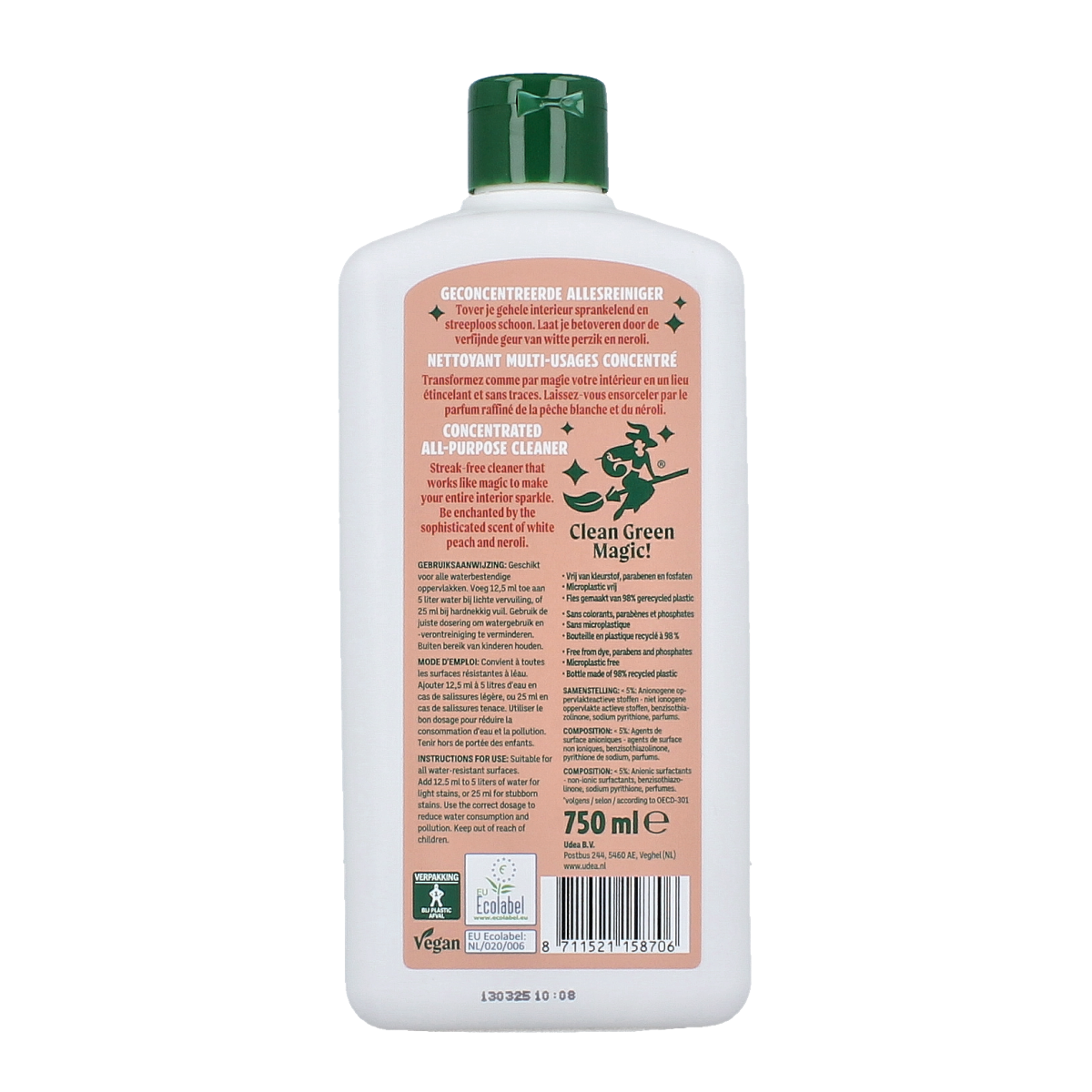 The Good Witch Allesreiniger concentraat white peach 750.00 Milliliter
