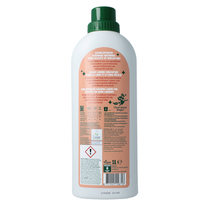 The Good Witch Wasmiddel wol/fijn witte perzik 1.00 Liter