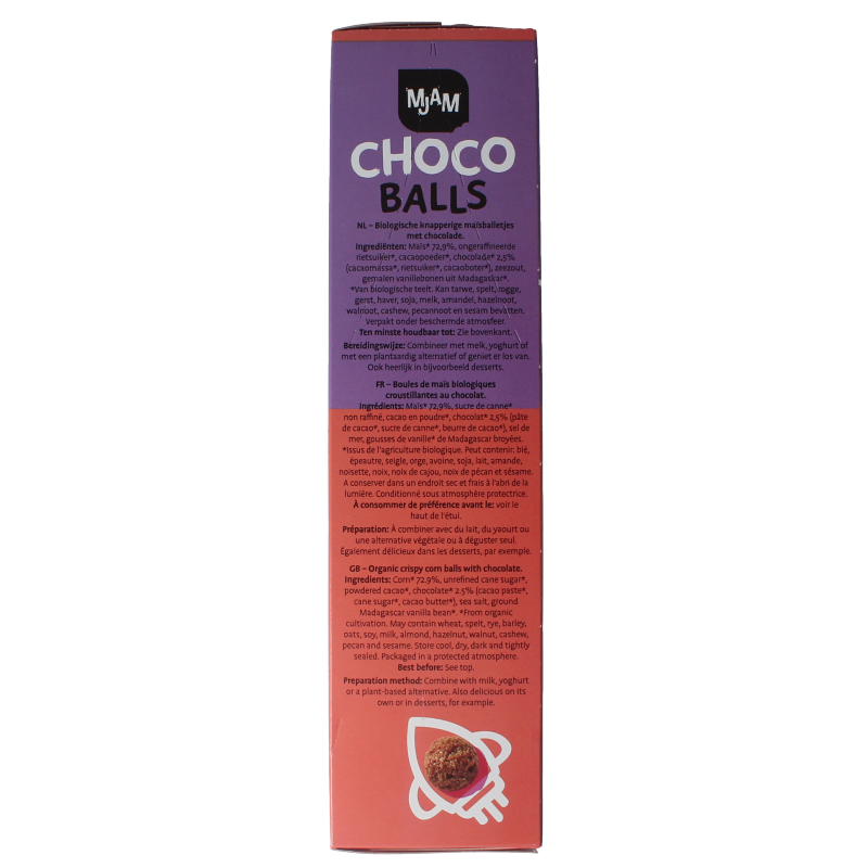 Mjam Choco balls bio 200 Gram