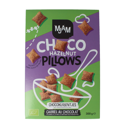 Mjam Choco pillows hazelnut bio 300 Gram