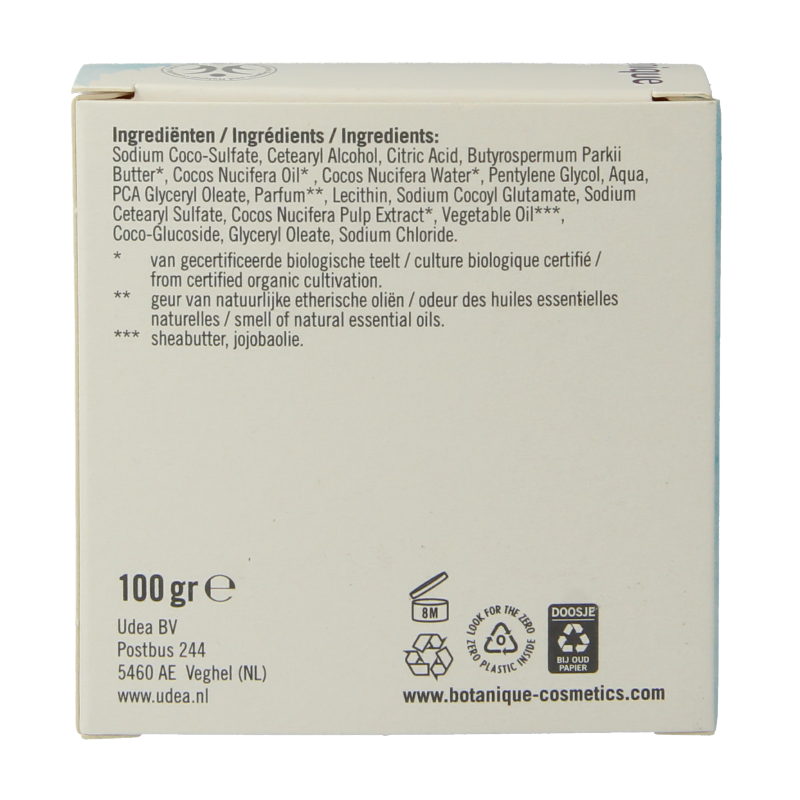 Botanique Body & face bar kokos 100 Gram