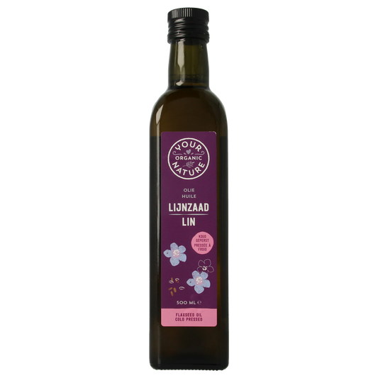 Your Organic Nature Lijnzaadolie bio 500.00 Milliliter