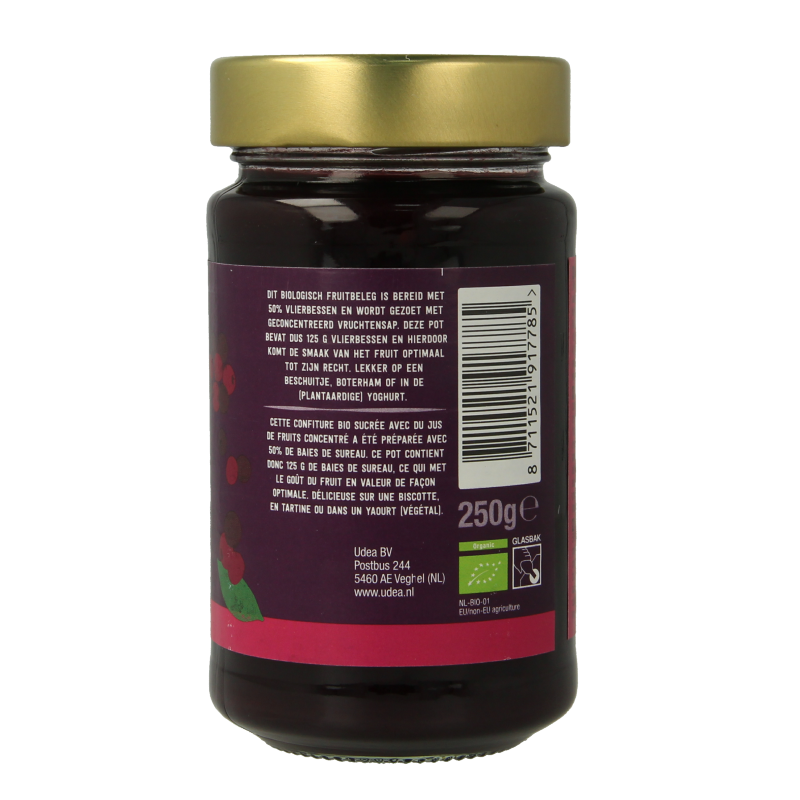 Your Organic Nature Fruit beleg vlierbes bio 250 Gram