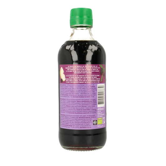 Your Organic Nature Diksap appel zwarte bes bio 400 Milliliter