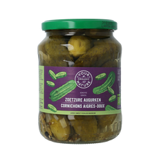 Your Organic Nature Augurken zoetzuur bio 670 Gram