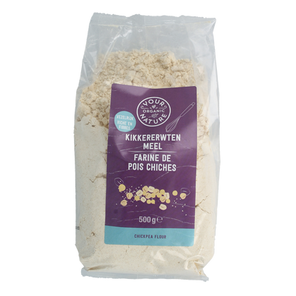 Your Organic Nature Kikkererwtenmeel bio 500.00 Gram