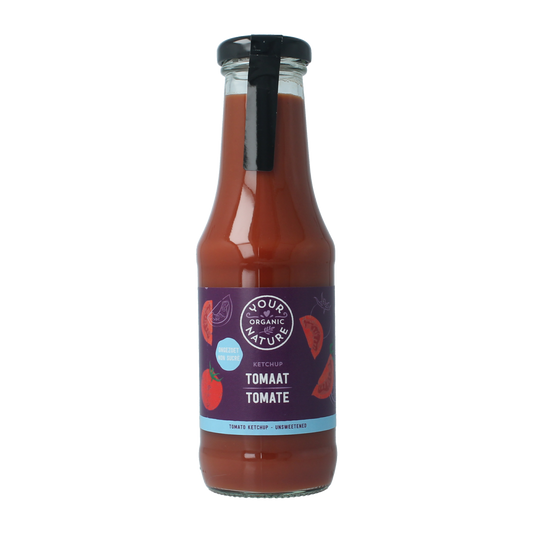 Your Organic Nature Tomatenketchup ongezouten bio 325.00 Milliliter