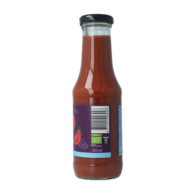 Your Organic Nature Tomatenketchup ongezouten bio 325 Milliliter