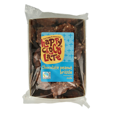 Happy Chocolate Chocolade pindarotsen melk bio 150.00 Gram