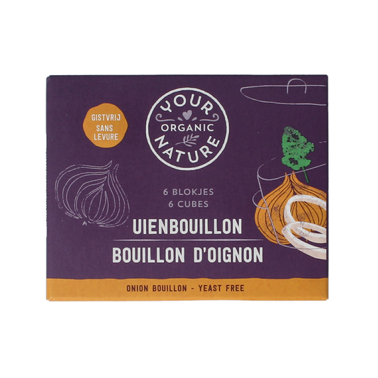 Your Organic Nature Uienbouillon zonder gist bio 6 Stuks