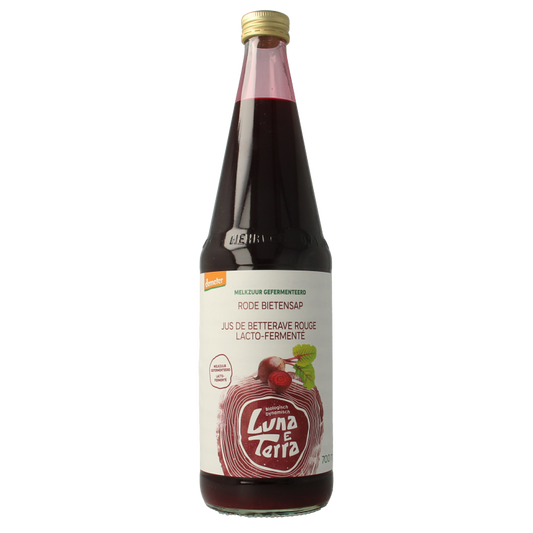 Luna E Terra Rode bietensap melkzuur demeter bio 700 Milliliter