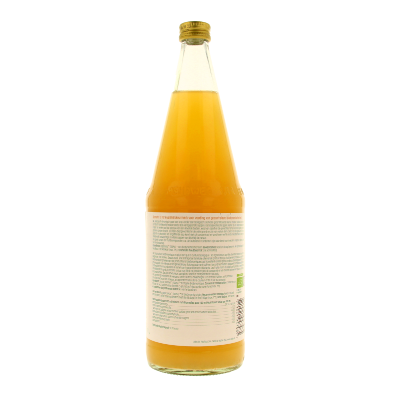Luna E Terra Appelsap natuurtroebel bio dem 1 Liter