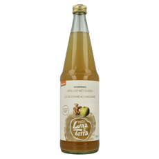 Luna E Terra Appelsap met gember natuurtroebel demeter bio 700.00 Milliliter