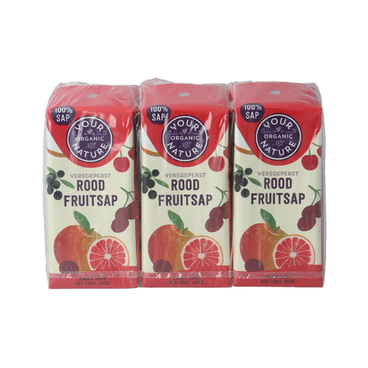 Your Organic Nature Rood fruitsap bio 1200 Milliliter