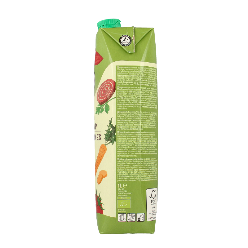 Your Organic Nature Groentesap gemengd bio 1 Liter