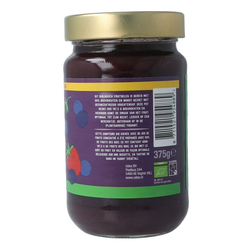 Your Organic Nature Fruitbeleg bosvruchten bio 375 Gram