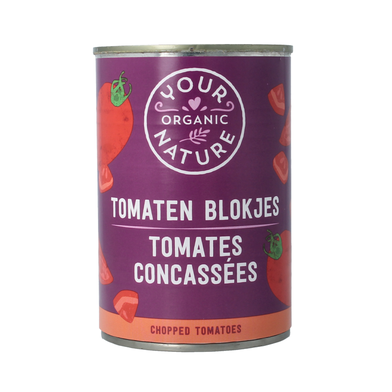 Your Organic Nature Tomatenblokjes bio 400 Gram