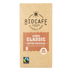 Biocafe Lungo capsules bio 20.00 Stuks