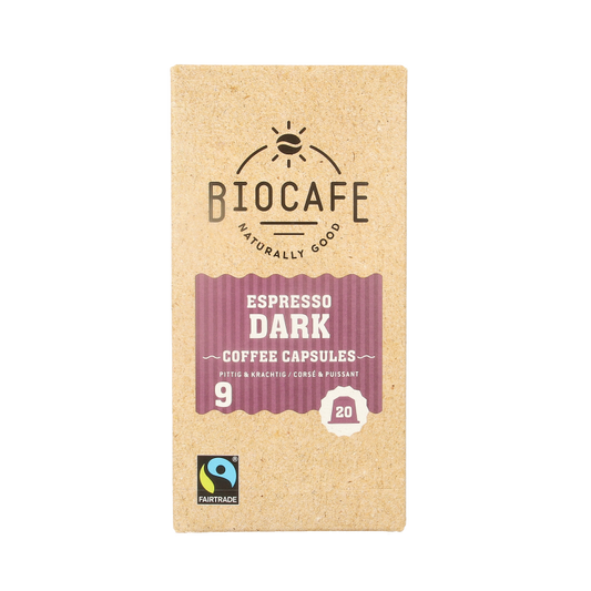 Biocafe Espresso capsules bio 20 Stuks