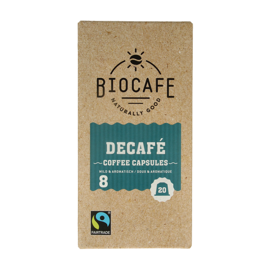 Biocafe Decafe capsules bio 20 Stuks
