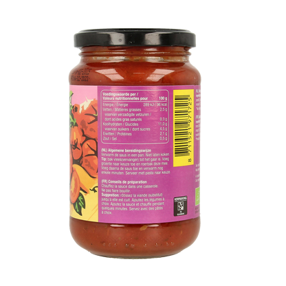 Fertilia Pastasaus oregano bio 350.00 Gram