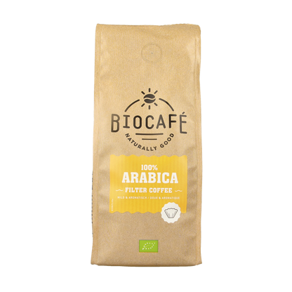 Biocafe Filterkoffie 100% arabica bio 250.00 Gram