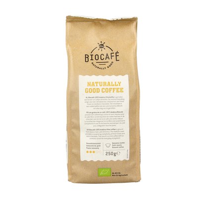 Biocafe Filterkoffie 100% arabica bio 250.00 Gram