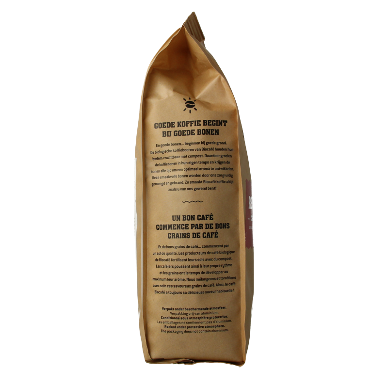 Biocafe Koffiebonen regular bio 500 Gram