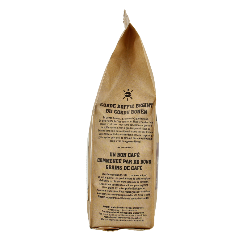 Biocafe Filterkoffie espresso dark roast bio 250 Gram