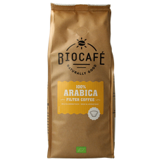 Biocafe Arabica gemalen bio 500.00 Gram
