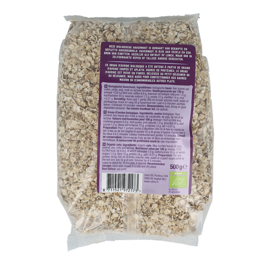 Your Organic Nature Havermout bio 500 Gram