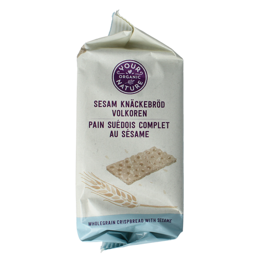 Your Organic Nature Knackebrod volkoren sesam bio 250.00 Gram