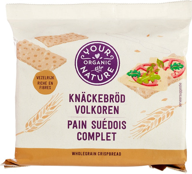 Your Organic Nature Knackebrod volkoren bio 250 Gram