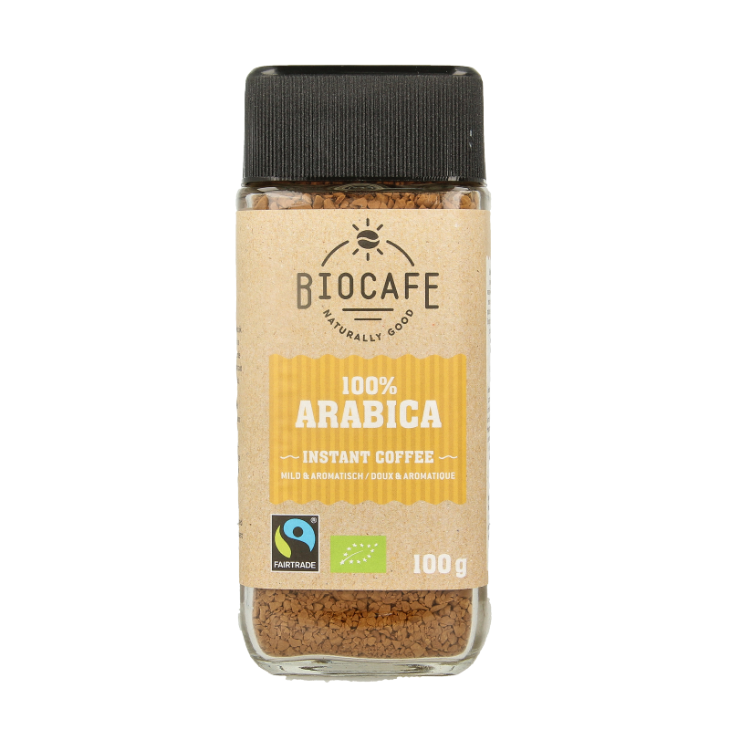 Biocafe Instant koffie bio 100 Gram