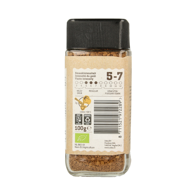 Biocafe Instant koffie bio 100 Gram