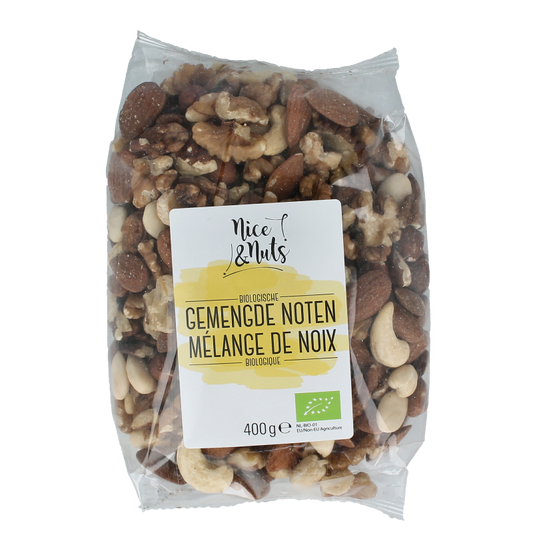 Nice & Nuts Gemengde noten bio 400 Gram