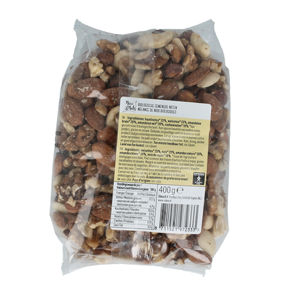 Nice & Nuts Gemengde noten bio 400.00 Gram