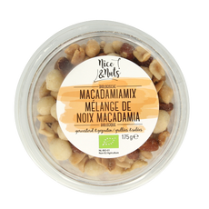 Nice & Nuts Macadamia mix met zeezout geroosterd bio 175.00 Gram