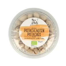 Nice & Nuts Pistache noten in dop gezouten geroosterd bio 150.00 Gram